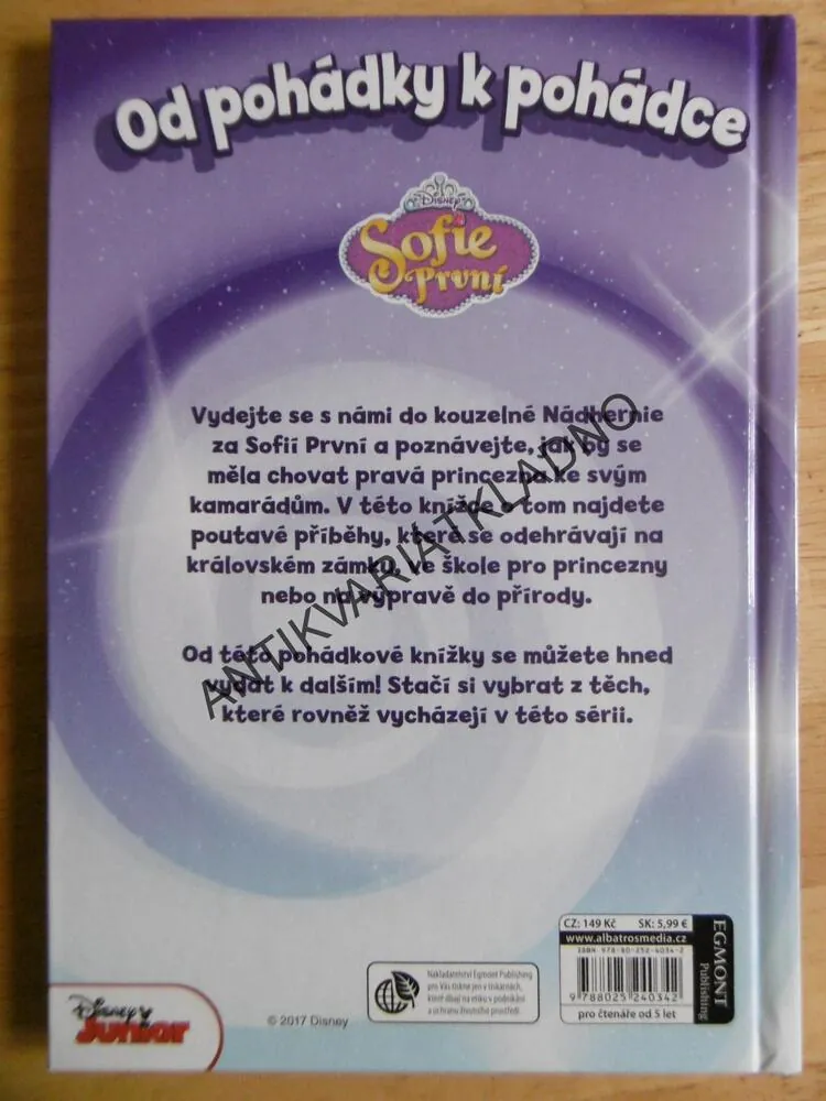 SOFIE PRVNÍ, OD POHÁDKY K POHÁDCE, ZAČÍNÁME ČÍST, DISNEY JUNIOR,