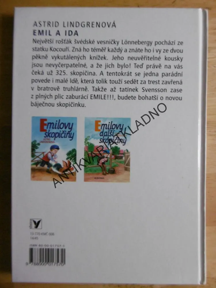 EMIL A IDA, ASTRID LINDGRENOVÁ,**an