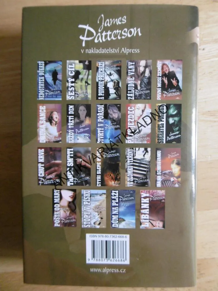 VÝSTRAHA, JAMES PATTERSON,**an