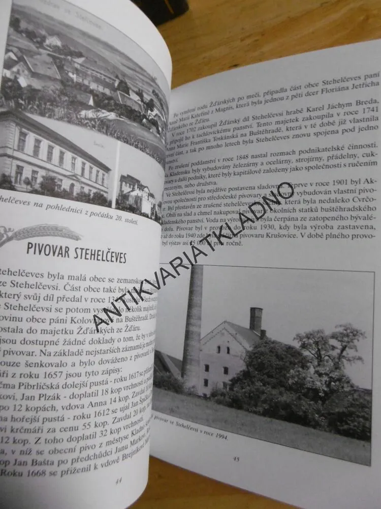 PIVOVARNICTVÍ NA KLADENSKU A SLÁNSKU, CL. CHALOUPKA, KLADNO,SLANÝ, **an