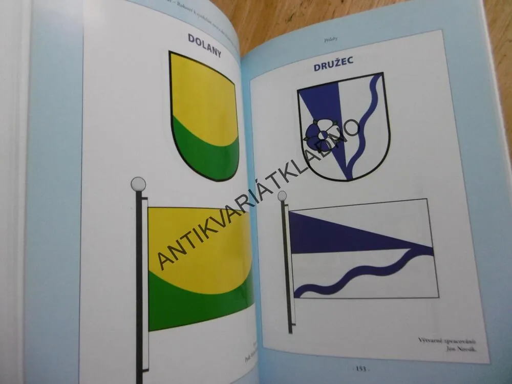 RUKOVĚŤ K SYMBOLŮM MĚST A OBCÍ KLADENSKA A SLÁNSKA, MIROSLAV OLIVIERUS, **an