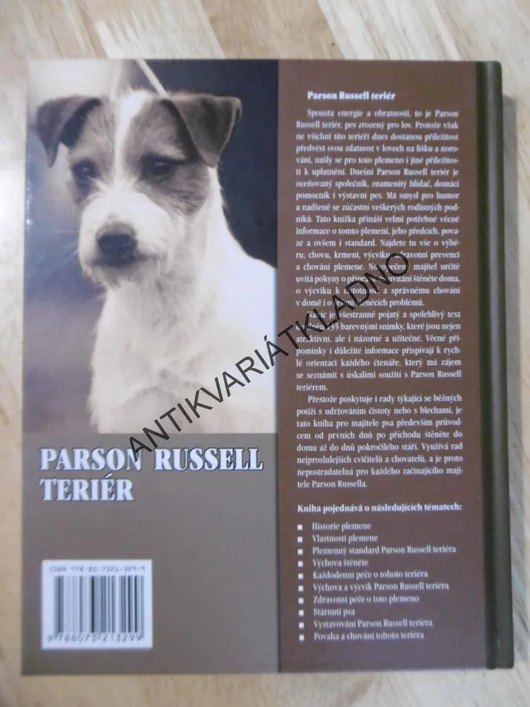PARSON RUSSELL TERIÉR, CHRISTINA PETTERSALLOVÁ, **an