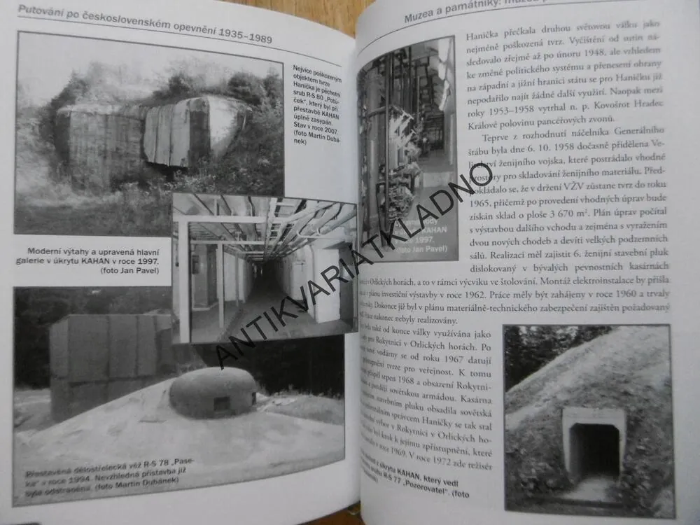 PUTOVÁNÍ PO ČESKOSLOVENSKÉM OPEVNĚNÍ 1935-1989, DUBÁNEK, FIC, LAKOSIL, **an