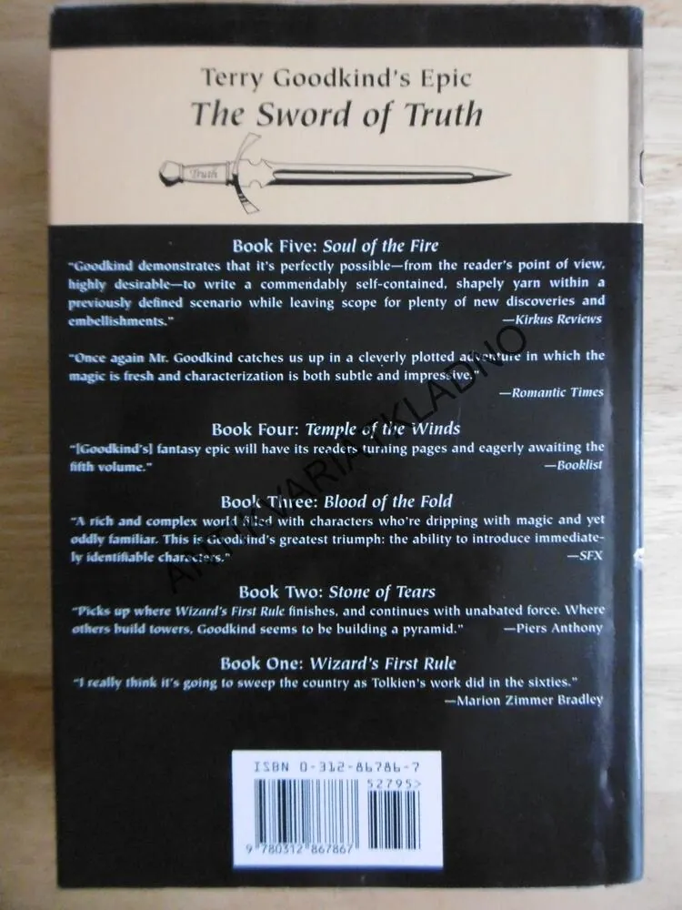 FAITH OF THE FALLEN, TERRY GOODKIND, ANGLICKY, **an