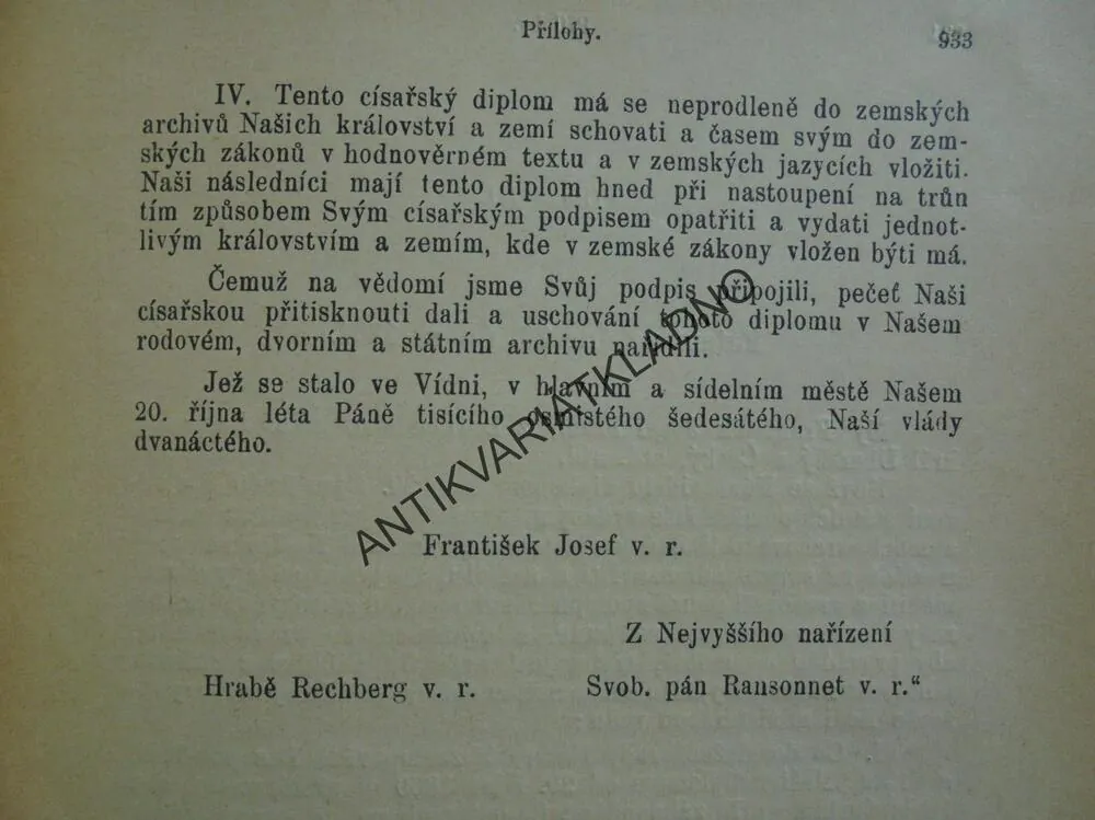 POLITICKÉ DĚJINY NÁRODA ČESKÉHO OD 1861-95,SRB,