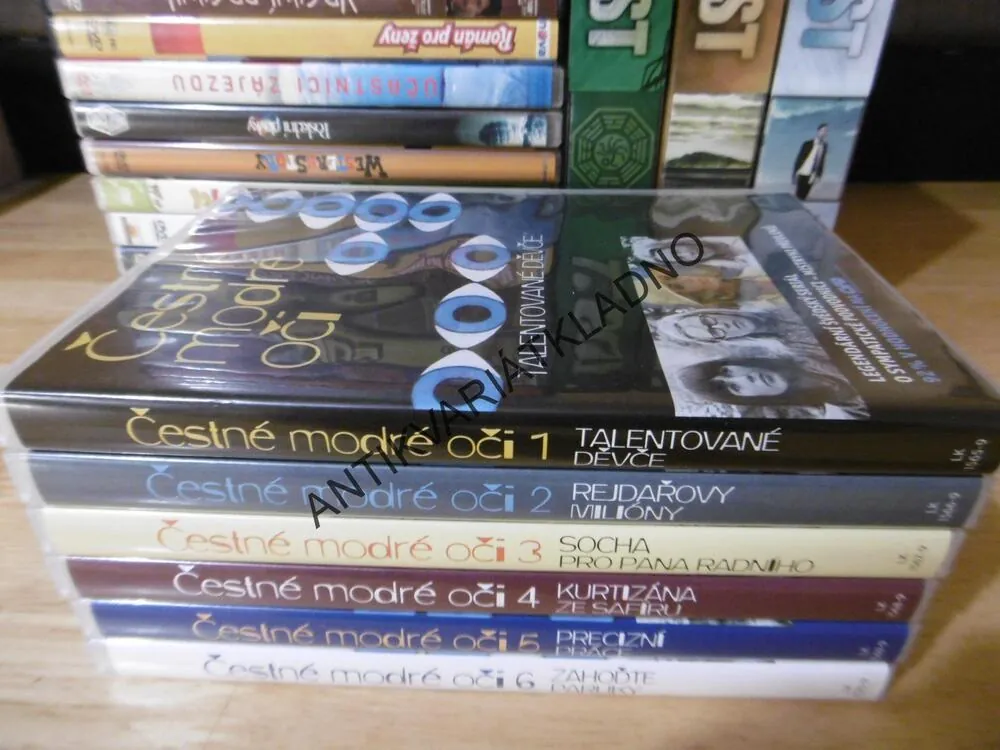 ČESTNÉ MODRÉ OČI, 1-6, 6X DVD FILM ŠVÉDSKO 1977