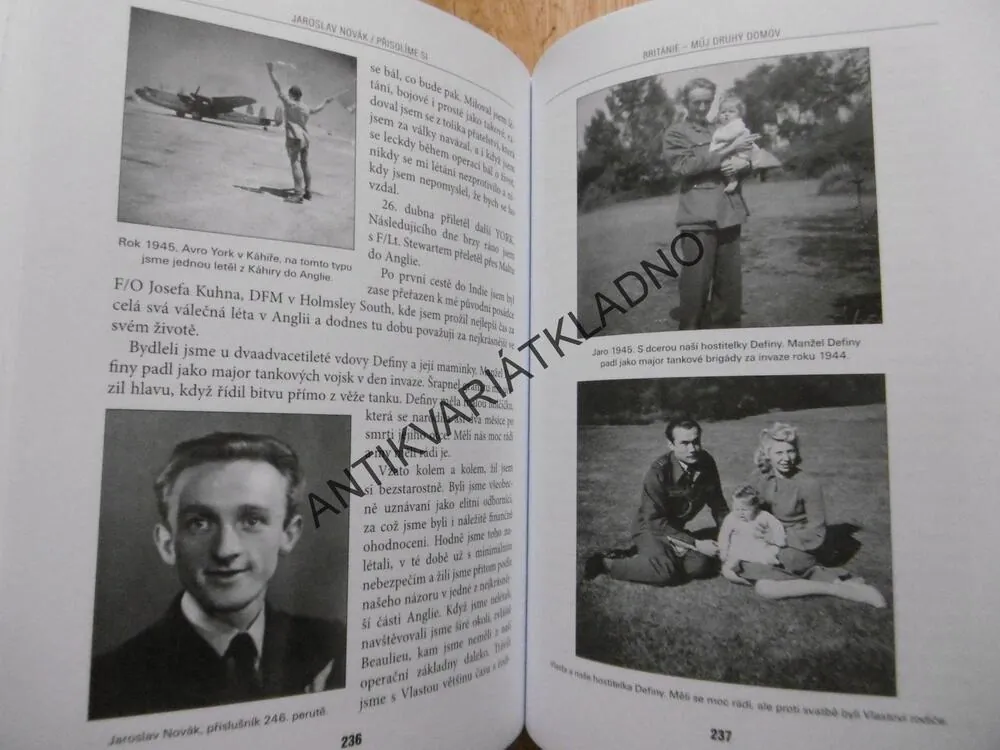 PŘISOLÍME SI, JAROSLAV NOVÁK, JAN VOTAVA, VZPOMÍNKY VÁLEČNÉHO LETCE, **an