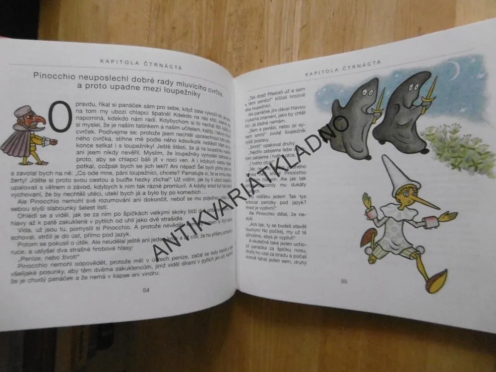 PINOCCHIOVA DOBRODRUŽSTVÍ, CARLO COLLODI, ZMATLÍKOVÁ, 1995, **an