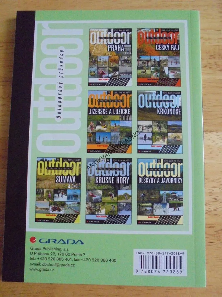 OUTDOOR, PRŮVODCE, KŘIVOKLÁTSKO, ČESKÝ KRAS, CYKLISTIKA, TURISTIKA, **an