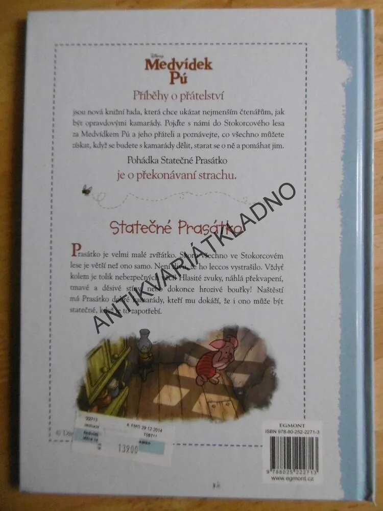 MEDVÍDEK PÚ, STATEČNÉ PRASÁTKO, WALT DISNEY
