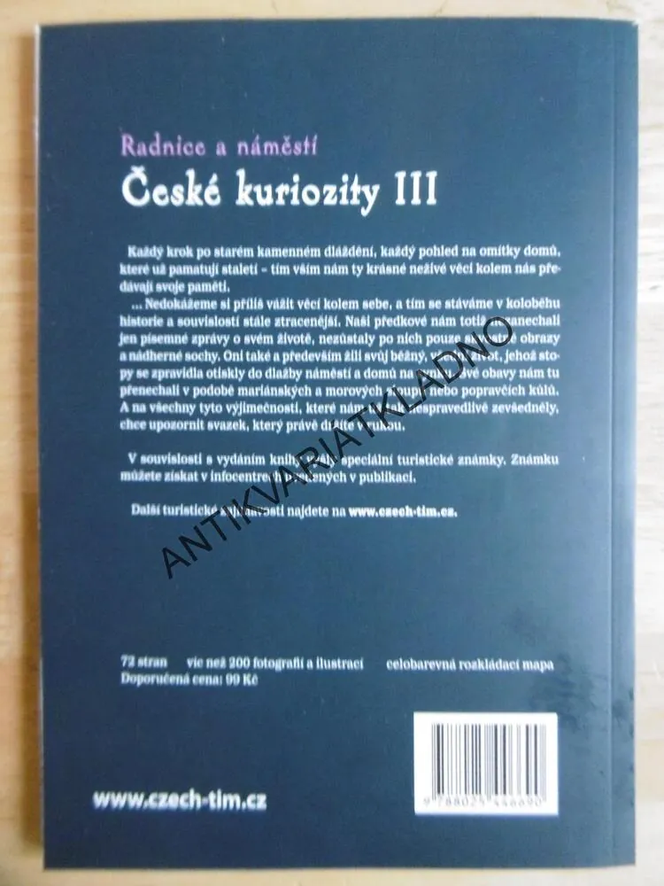 ČESKÉ KURIOZITY III, RADNICE A NÁMĚSTÍ, **an