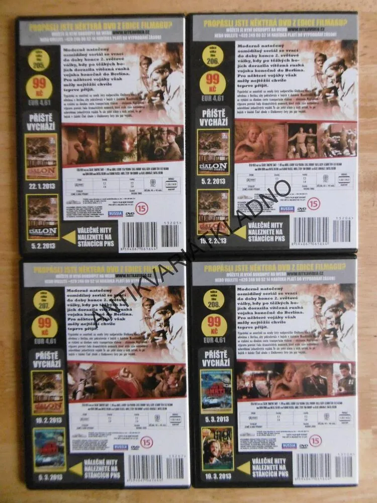 EŠALON, TRANSPORT SMRTI, 1-4, DVD FILM