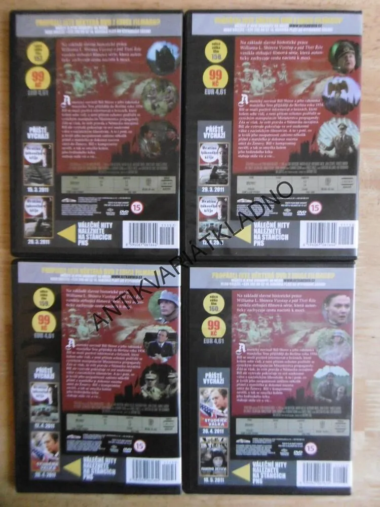 VE STÍNU HÁKOVÉHO KŘÍŽE, 1-4, DVD FILM
