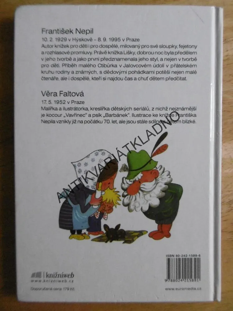 LIŠKY, DOBROU NOC, FRANTIŠEK NEPIL,VĚRA FALTOVÁ