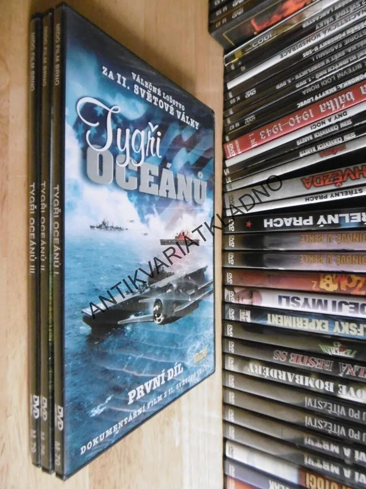 TYGŘI OCEÁNŮ 1-3, DVD FILM DOKUMENT