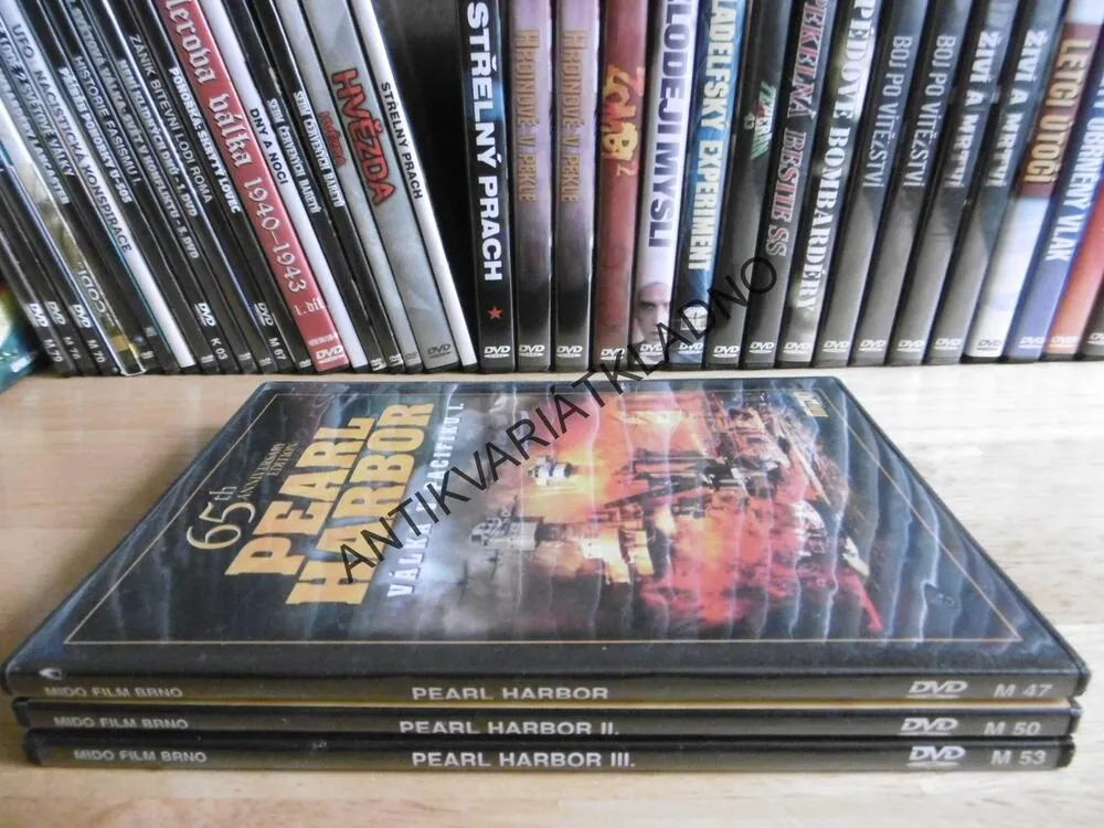 PEARL HARBOR,VÁLKA V PACIFIKU, 1-3, DVD FILM DOKUMENT