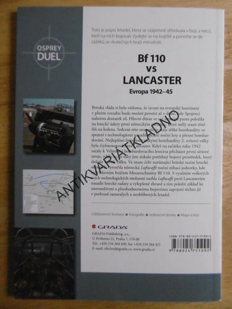 BF 110 VS LANCASTER, EVROPA 1942-45,