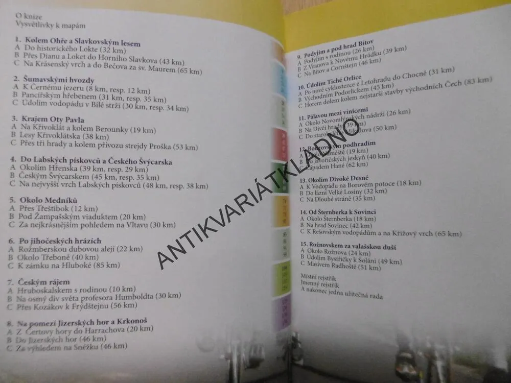 CYKLOVÝLETY PO ČESKU, CYKLOPRŮVODCE, ČECHY, MORAVA, SLEZSKO, **an
