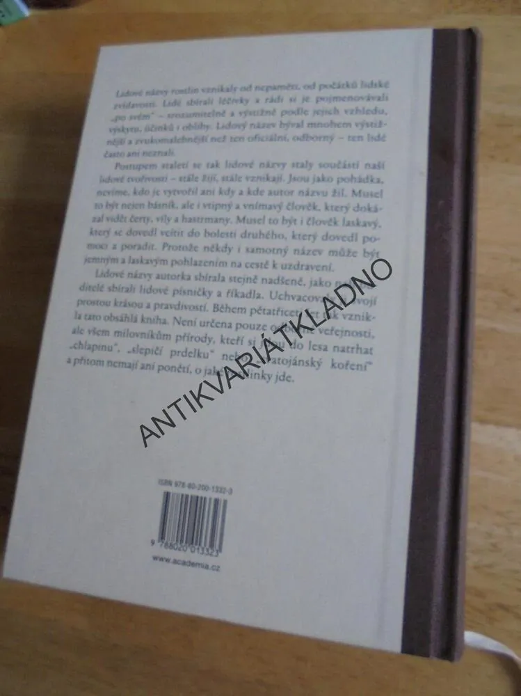 PRŮVODCE LIDOVÝMI NÁZVY ROSTLIN,BYLINKY,LÉČITELSTVÍ, RYSTONOVÁ, **an