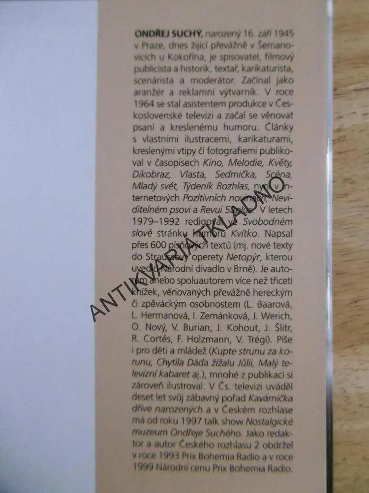 ODPOSLECHY ANEB JÁ NA BRÁCHU, JIŘÍ SUCHÝ, ONDŘEJ SUCHÝ, **an