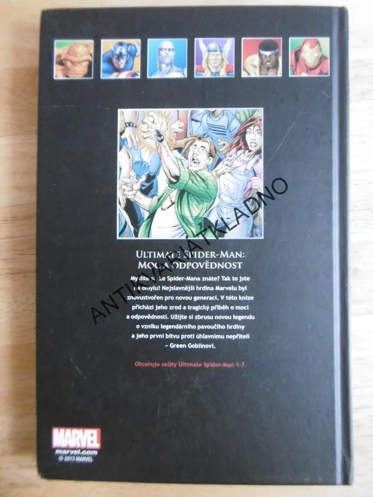 ULTIMATE SPIDER-MAN, MOC A ODPOVĚDNOST, KOMIKS MARVEL 33.