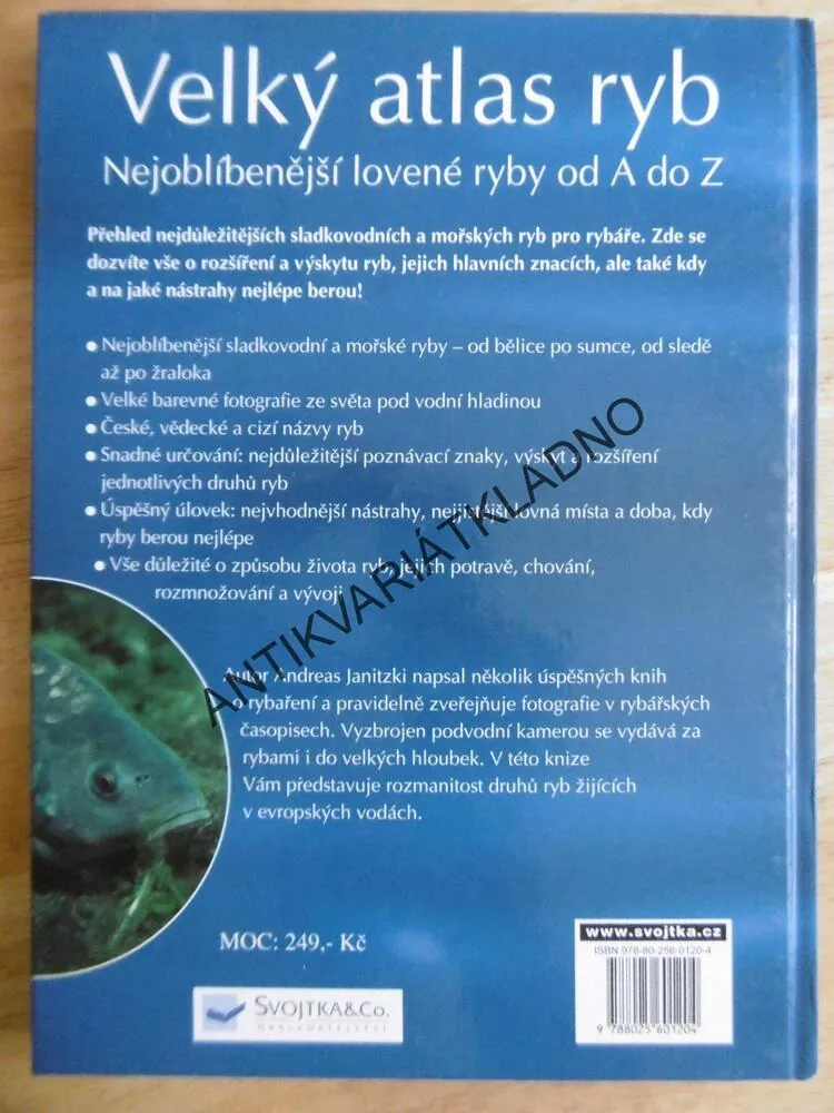 VELKÝ ATLAS RYB, AKVARISTIKA, AKVARIUM, **an