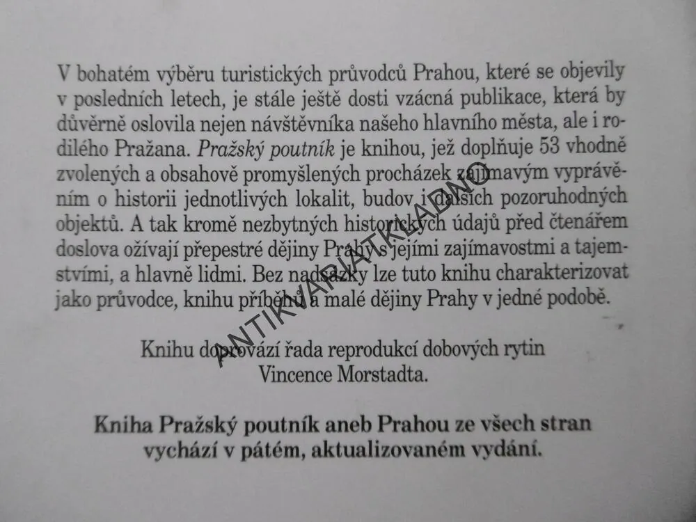 PRAŽSKÝ POUTNÍK ANEB PRAHOU ZE VŠECH STRAN, VLADISLAV DUDÁK,