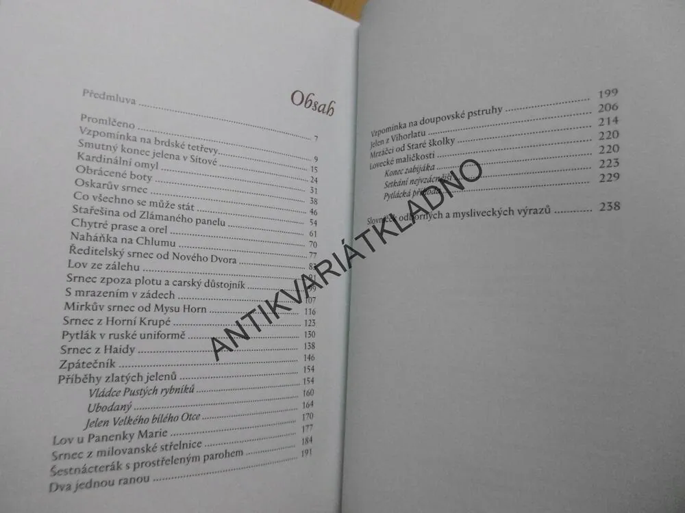 LOVECKÉ MALIČKOSTI, JIŘÍ KŘIVÁNEK, **an