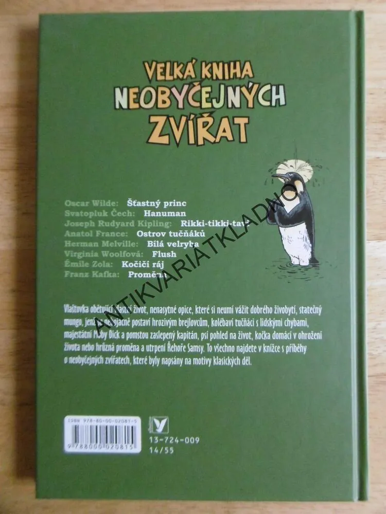 VELKÁ KNIHA NEOBYČEJNÝCH ZVÍŘAT, KONEČNÝ, J.G. DANGLÁR, 2009, **an