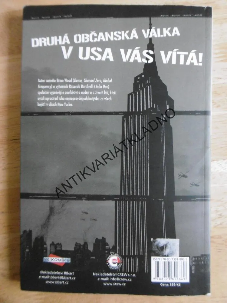 DMZ TĚLO NOVINÁŘE, BRIAN WOOD, BURCHIELLI