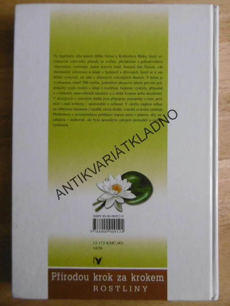 PŘÍRODOU KROK ZA KROKEM, ROSTLINY, JAN TOMAN, KVĚTOSLAV HÍSEK