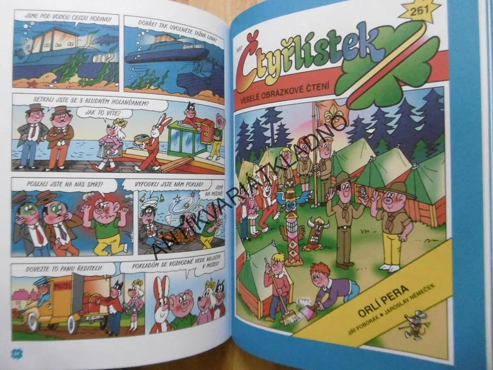 TAJEMNÉ PŘÍBĚHY ČTYŘLÍSTKŮ 13. VELKÁ KNIHA, 1997, ŠTÍPLOVÁ, NĚMEČEK, **an