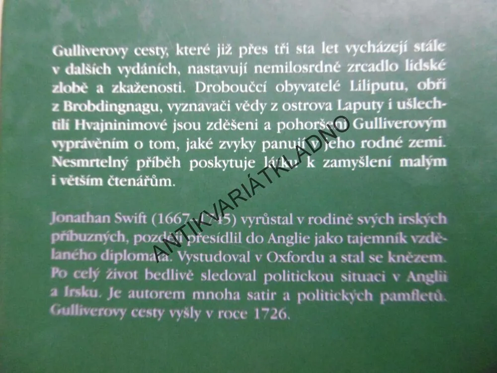 GULLIVEROVY CESTY, JONATHAN SWIFT, CYRIL BOUDA, **an
