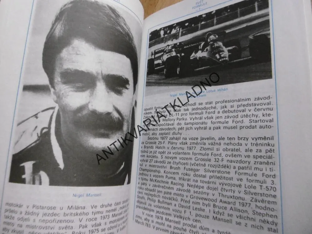 SVĚT FORMULE 1., MILOŠ KOVÁŘÍK, **an