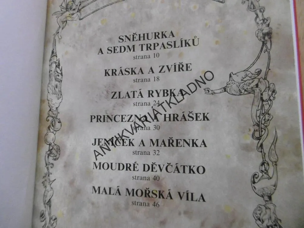 SNĚHURKA A JINÉ POHÁDKY, ZLATÁ SBÍRKA POHÁDEK