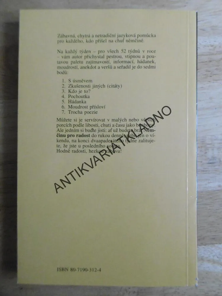 NĚMČINA PRO RADOST, WALTER ENDLER