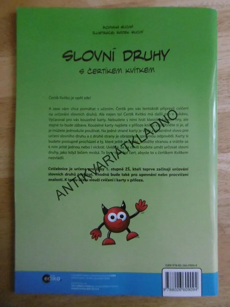 SLOVNÍ DRUHY S ČERTÍKEM KVÍTKEM, ROMANA SUCHÁ