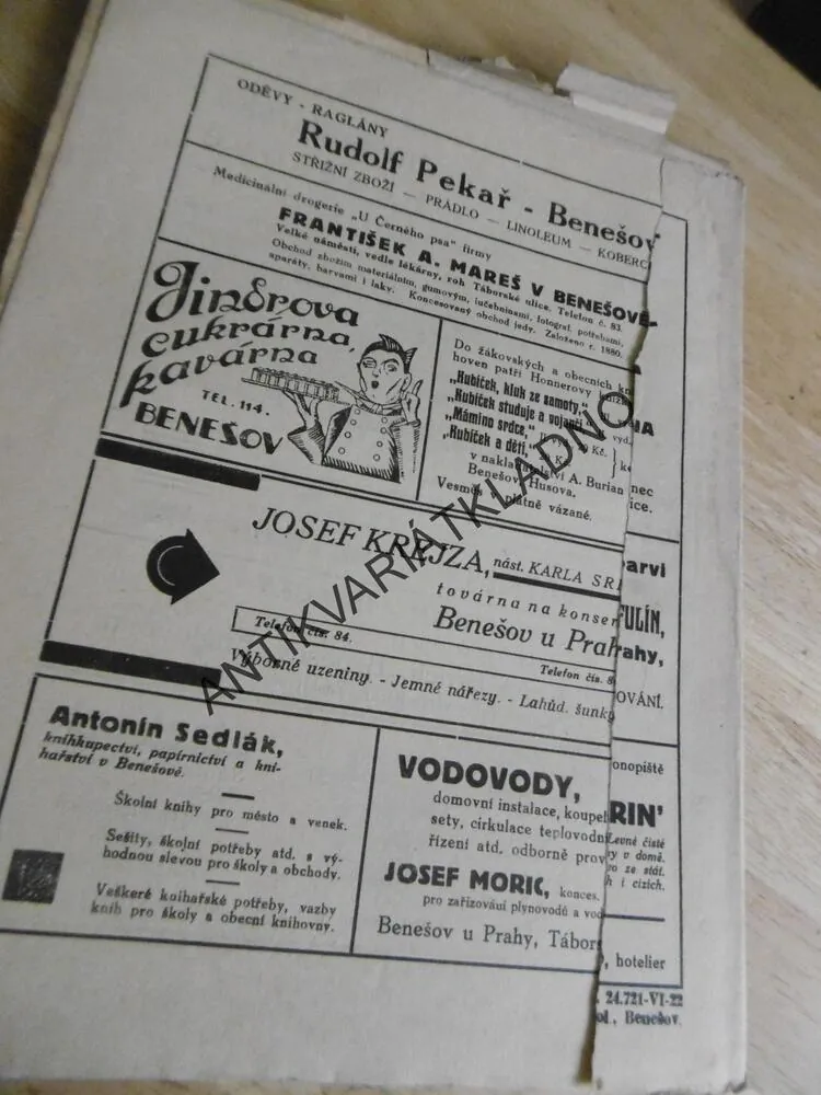 POD BLANÍKEM, XVII. VLASTIVĚDNÝ SBORNÍK OKRES BENEŠOV, 8 KS