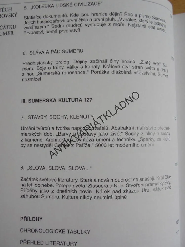 NA POČÁTKU BYL SUMER, ZAMAROVSKÝ, **an