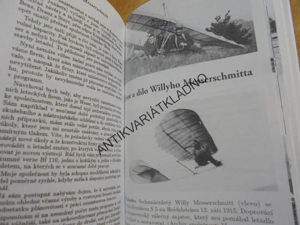 WILLY MESSERSMITT, PRVNÍ ÚPLNÁ BIOGRAFIE, LETECTVÍ, **an