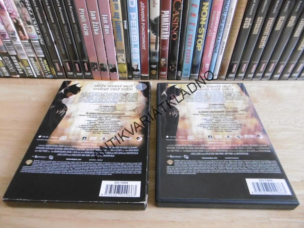 BATMAN ZAČÍNÁ, 2X  DVD FILM
