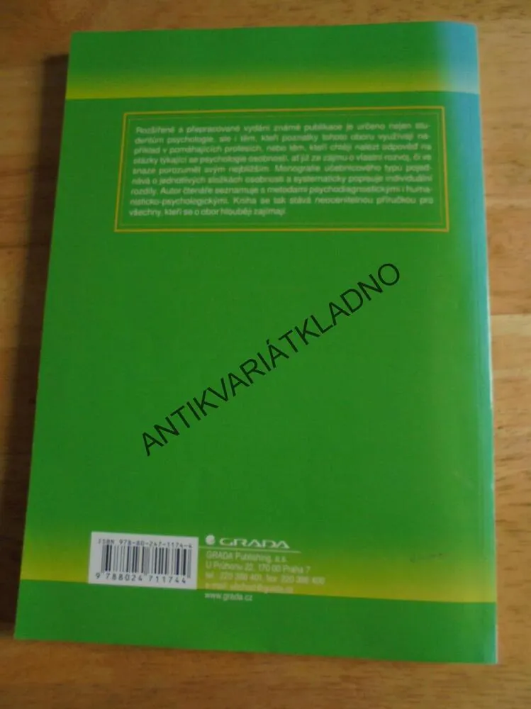 PSYCHOLOGIE OSOBNOSTI, OBOR V POHYBU, ŘÍČAN