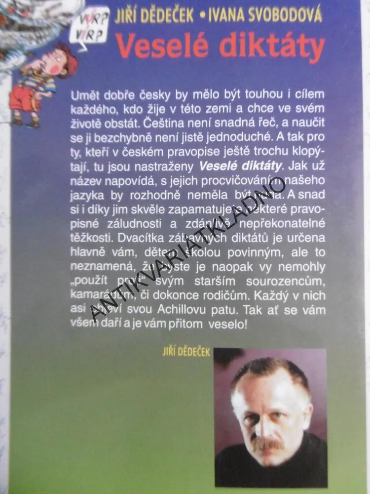 PROCVIČUJEME VESELÉ DIKTÁTY, DĚDEČEK, SVOBODOVÁ