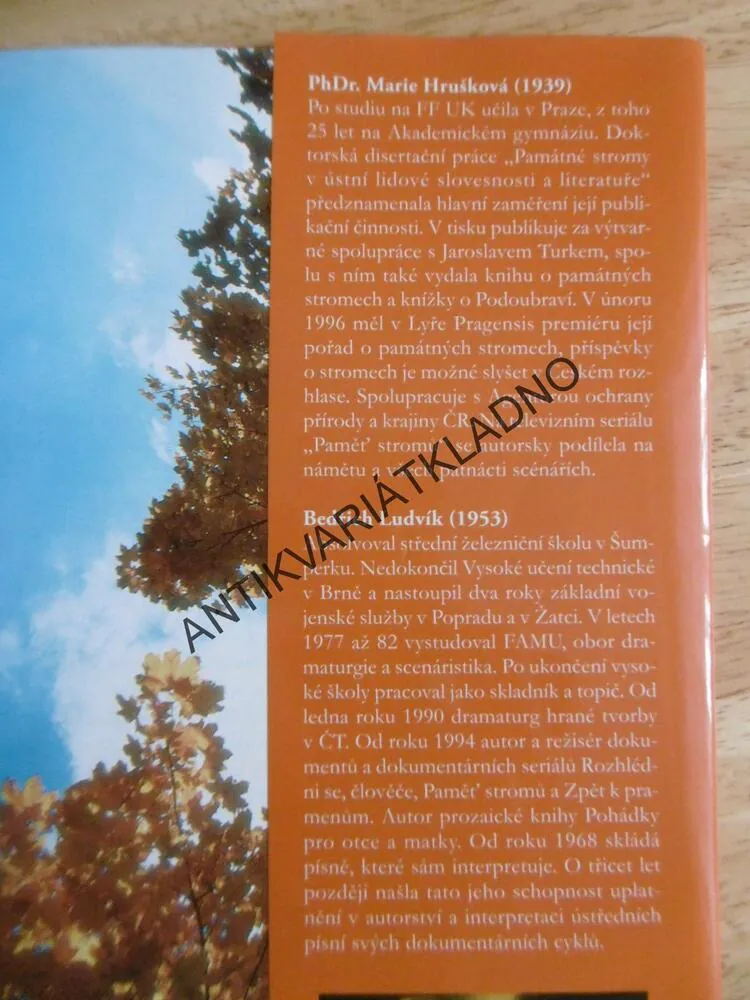 PAMĚŤ STROMŮ, MARIE HRUŠKOVÁ, BEDŘICH LUDVÍK, **an