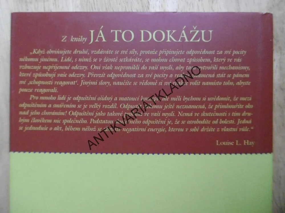 JÁ TO DOKÁŽU, LOUISE L.HAY,