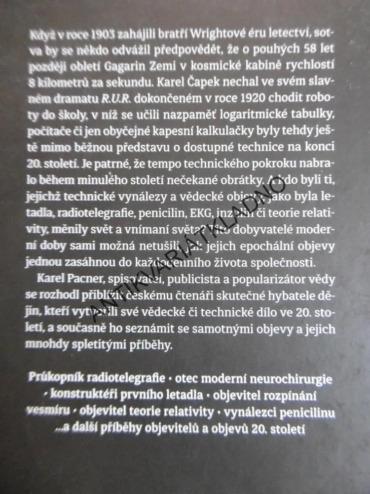 GÉNIOVÉ XX. STOLETÍ, KAREL PACNER, **an