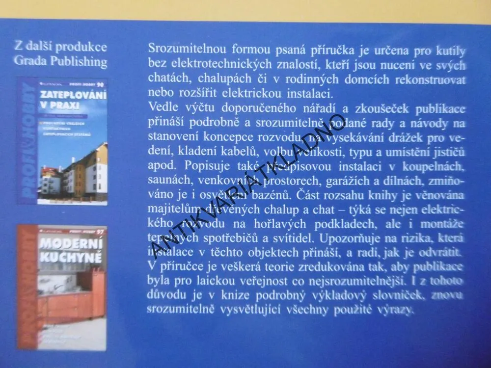 ELEKTROINSTALACE, PROFI HOBBY 63, LUBOMÍR ŠTAJNOCHR, **an
