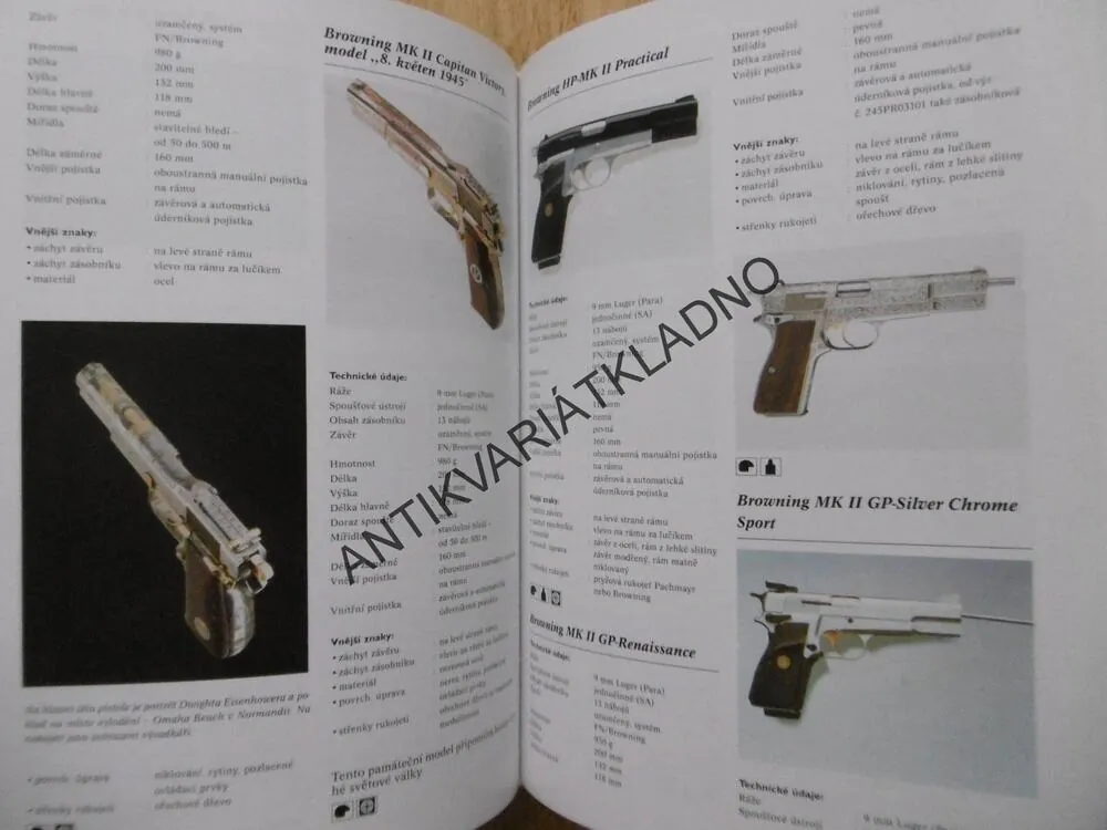 ENCYKLOPEDIE PISTOLÍ A REVOLVERŮ, A.E. HARTINK, ZBRANĚ, **an