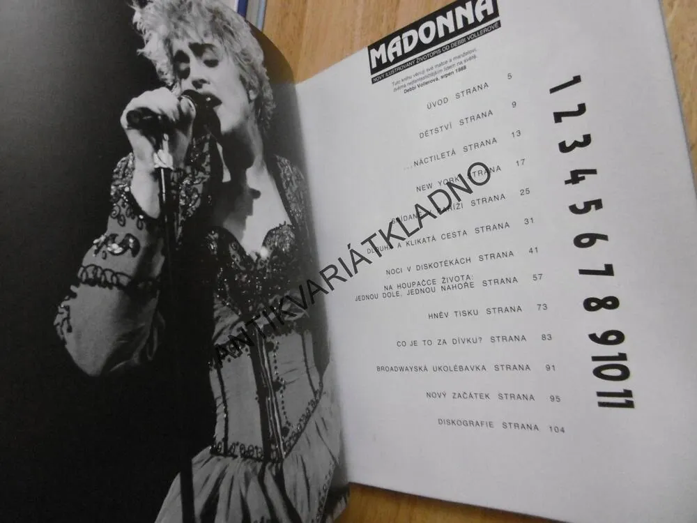 MADONNA, ILUSTROVANÝ ŽIVOTOPIS, DEBBI VOLLEROVÁ, POP MUSIC ZPĚVÁK, **an