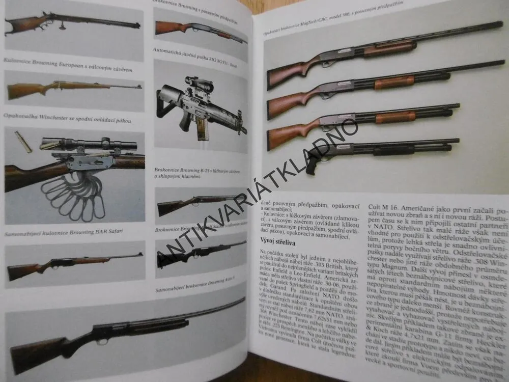 ENCYKLOPEDIE PUŠEK A KARABIN, A.E. HARTINK, ZBRANĚ